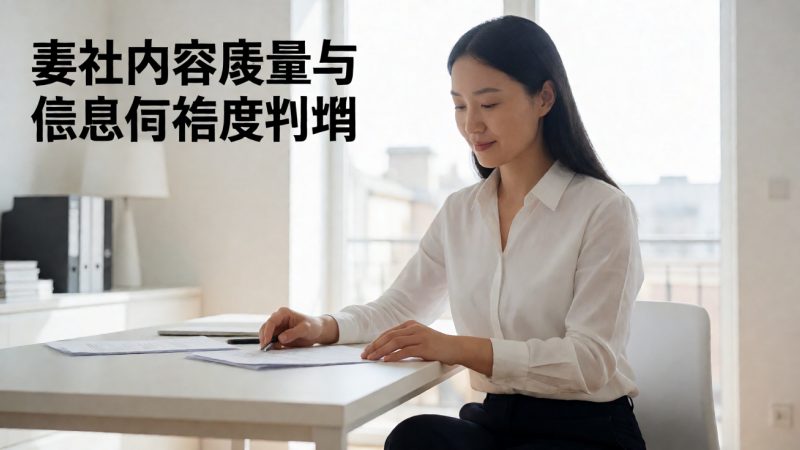妻社内容质量与信息可信度判断 配图